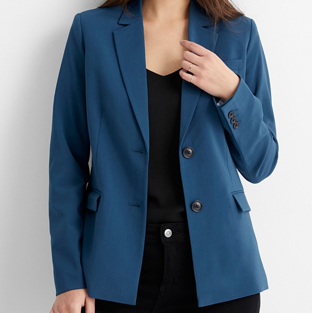 ⬇️ Forever 21 Teal Blazer